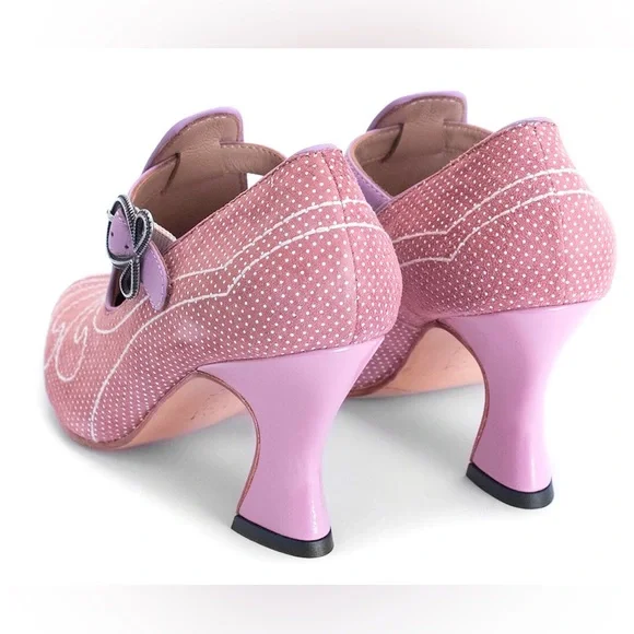 John Fluevog Poser Somani T-strap Heels - Picture 16 of 16